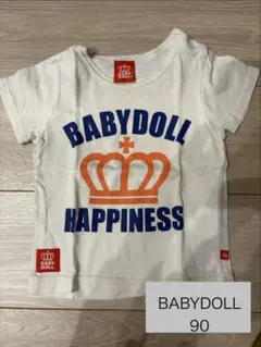 BABYDOLL ベビー Tシャツ 90cm ホワイト