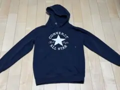 CONVERSE ALL STAR Mサイズ　ネイビー　フード付きパーカー