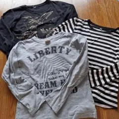 キッズ　長袖Tシャツ 3枚セット 130
