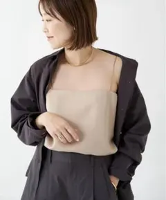 plage サテンキャミソール ベージュのサムネイル