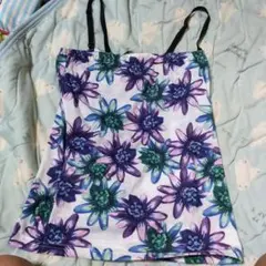 最終値下げ 花柄 キャミソール インナー チューブトップ