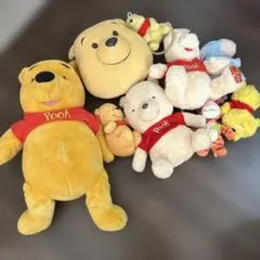 くまのぷーさん　ぬいぐるみセット