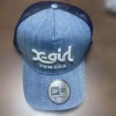 x-girl NEW ERA デニムキャップ