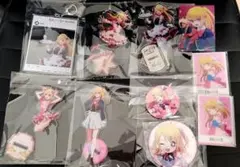 【美品】推しの子 星野ルビー アクリルスタンド キーホルダー 缶バッジ カード