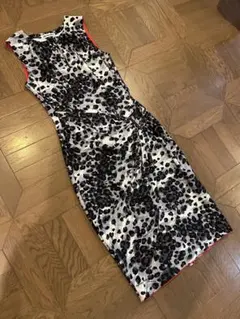 REGINA ROMANTICO レオパード柄 ノースリーブワンピースのサムネイル