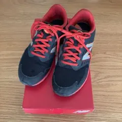 ニューバランス　スニーカー　HANZO ブラック×レッド23.0cm