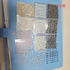 ネイルシール　ジェル　桜　フラワー柄 　黒白色　ハート　まとめ売り　大量