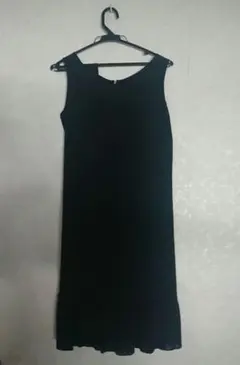 COMME CA DU MODE ノースリーブ ブラック ワンピース