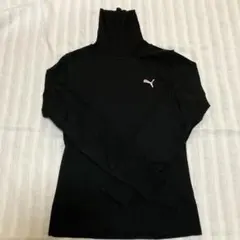 Puma ブラック タートルネックセーター