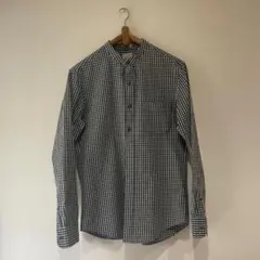 J.CREW ギンガムチェック バンドカラーシャツ