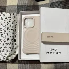 ケースティファイ　ウェーブシリコンケースiPhone16Pro オーツ麦