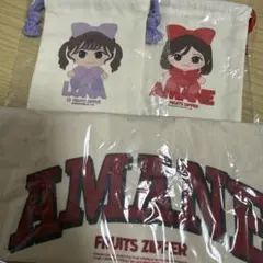FRUITS ZIPPER 巾着 トート