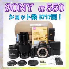 ❤️すぐ使える❤️SONY α550❤️一眼レフカメラ❤️バッグ付き