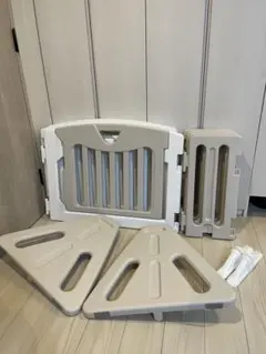 まゆのり様専用　折りたたみ式ベビーサークル ベージュとホワイト