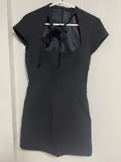 ZARA ブラックワンピース XS 中古美品