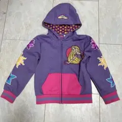 DisneyPrincessラプンツェル フード付きパーカー 紫色