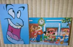 ディズニー ミッキー ジーニー 3Dポストカード