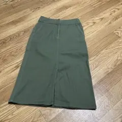 NATURAL BEAUTY BASIC タイトスカート S オリーブ