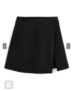 GRL グレイル インパン裏地付きラップ風ミニスカート[ai86]