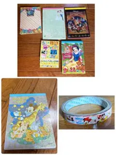 平成レトロ　ディズニー　メモ帳　テープ　7点まとめ