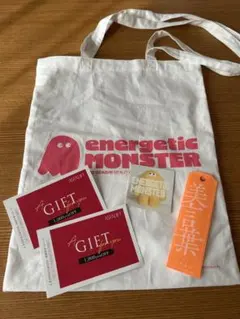 小田切ヒロ　 energetic MONSTER トートバッグ ステッカー