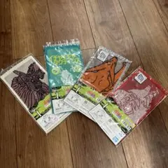 キャラクタータオル4枚セット