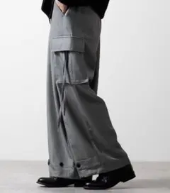 CLELグレー カーゴパンツ Lサイズ