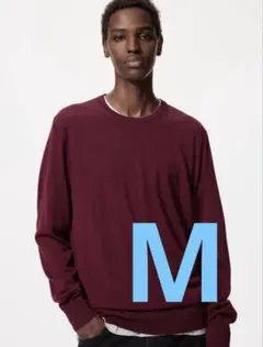 ユニクロメリノクルーネックセーター