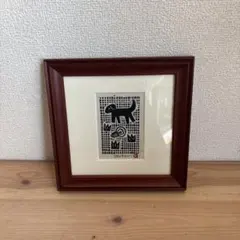 えもときよひこ　版画　ふくろう　手の記憶 えもときよひこ版画ふくろう手の記憶