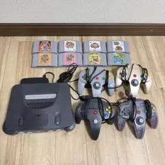 NINTENDO 64 本体 ＋コントローラー4個＋ソフト6本　セット