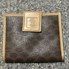 セリーヌ　折り財布　CELINE マカダム柄