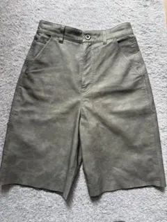 UNITED ARROWS レザーハーフパンツ