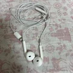 【Apple正規品】iPhone用ホワイト 有線イヤホン 白