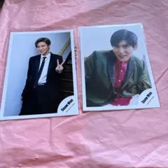 snowman☻目黒蓮くん公式写真2枚セット。