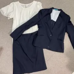 AOKI 【LES MUES】就活 リクルートスーツ ネイビー 紺
