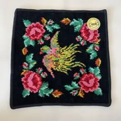 FEILER 花と鳥の刺繍ハンカチ