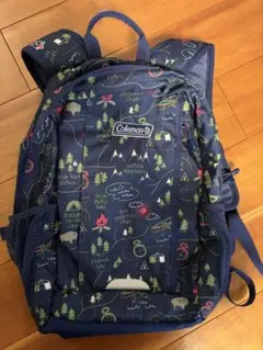 Coleman アウトドア柄キッズリュック ネイビーのサムネイル