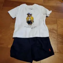ポロベア Tシャツとショートパンツセット　80