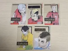 ハイキュー 箔押しクリアカードコレクション 音駒 井闥山 鴎台