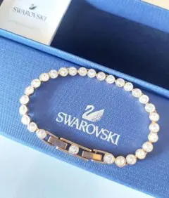 SWAROVSKI Tennis ブレスレット ゴールド スワロフスキー