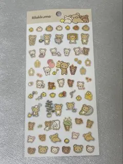 リラックマ　シール　I'll show you what I like