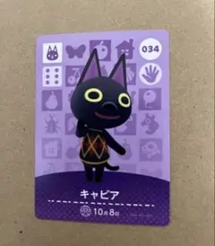 あつ森　amiiboカード 034 キャビア