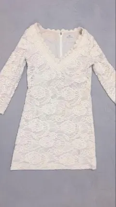 GRACE CONTINENTAL アイボリーミニワンピース