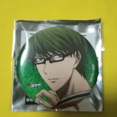 黒子のバスケ　緑間真太郎　グリッター缶バッジ　POPUPSHOP　新宿マルイ