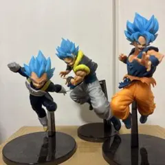ドラゴンボール 超サイヤ人ブルー フィギュア 3体セット