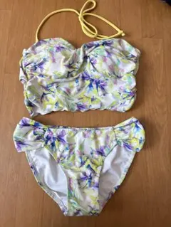 花柄セパレート水着（イエロー）
