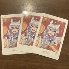 カラフルピーチ　どぬく　カード　3点セット