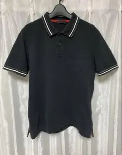 PRADA プラダ　グレー ポロシャツ トリコロール襟　S PRADA プラダ グレー ポロシャツ トリコロール襟 S - メルカリ
