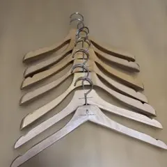 United Arrows 木製ハンガー 7本セット