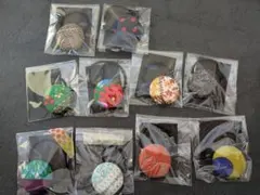 布製ヘアゴムセット 10個入り